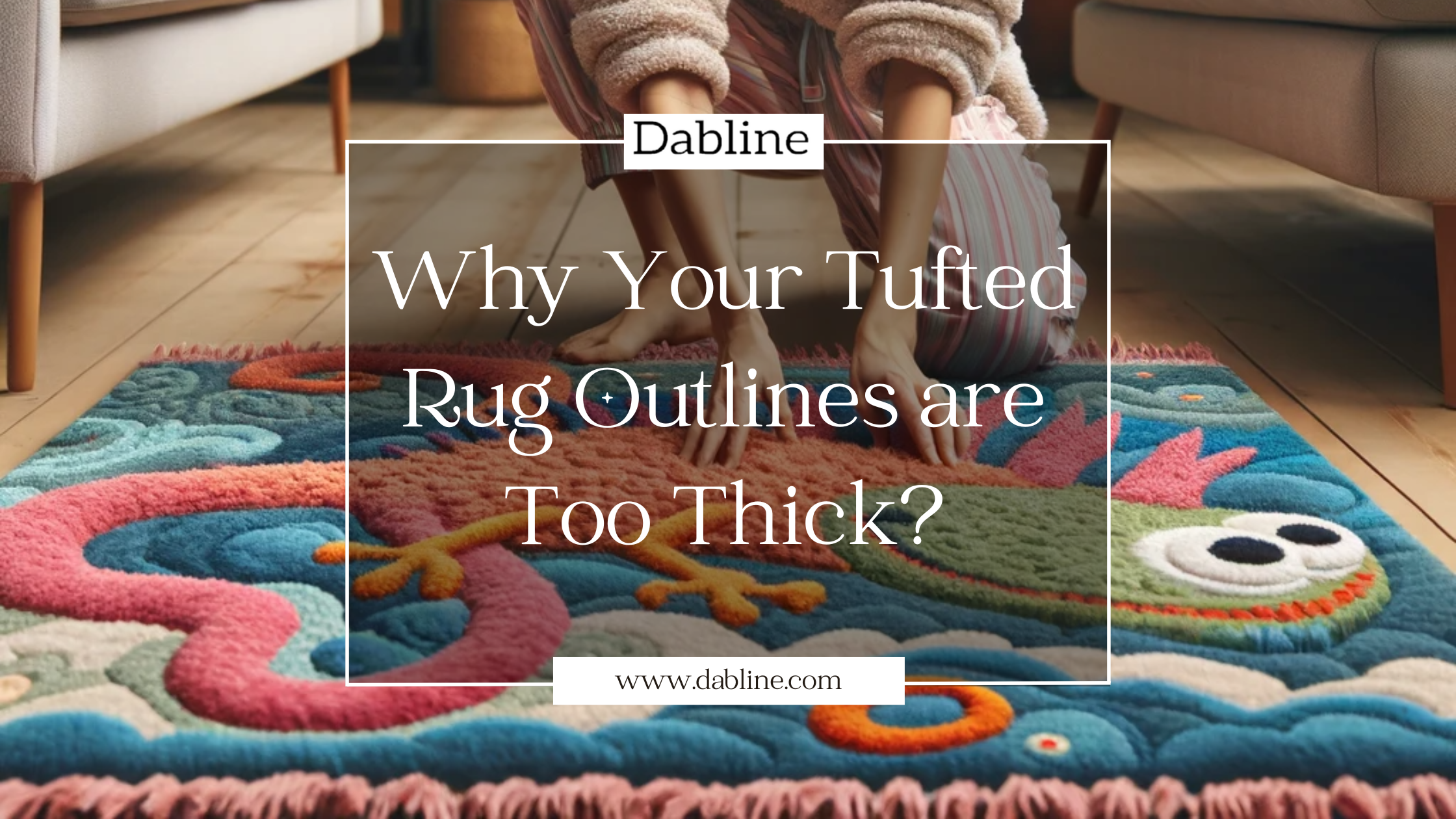 Are Your Tufted Rug Outlines Too Thick? – Dabline