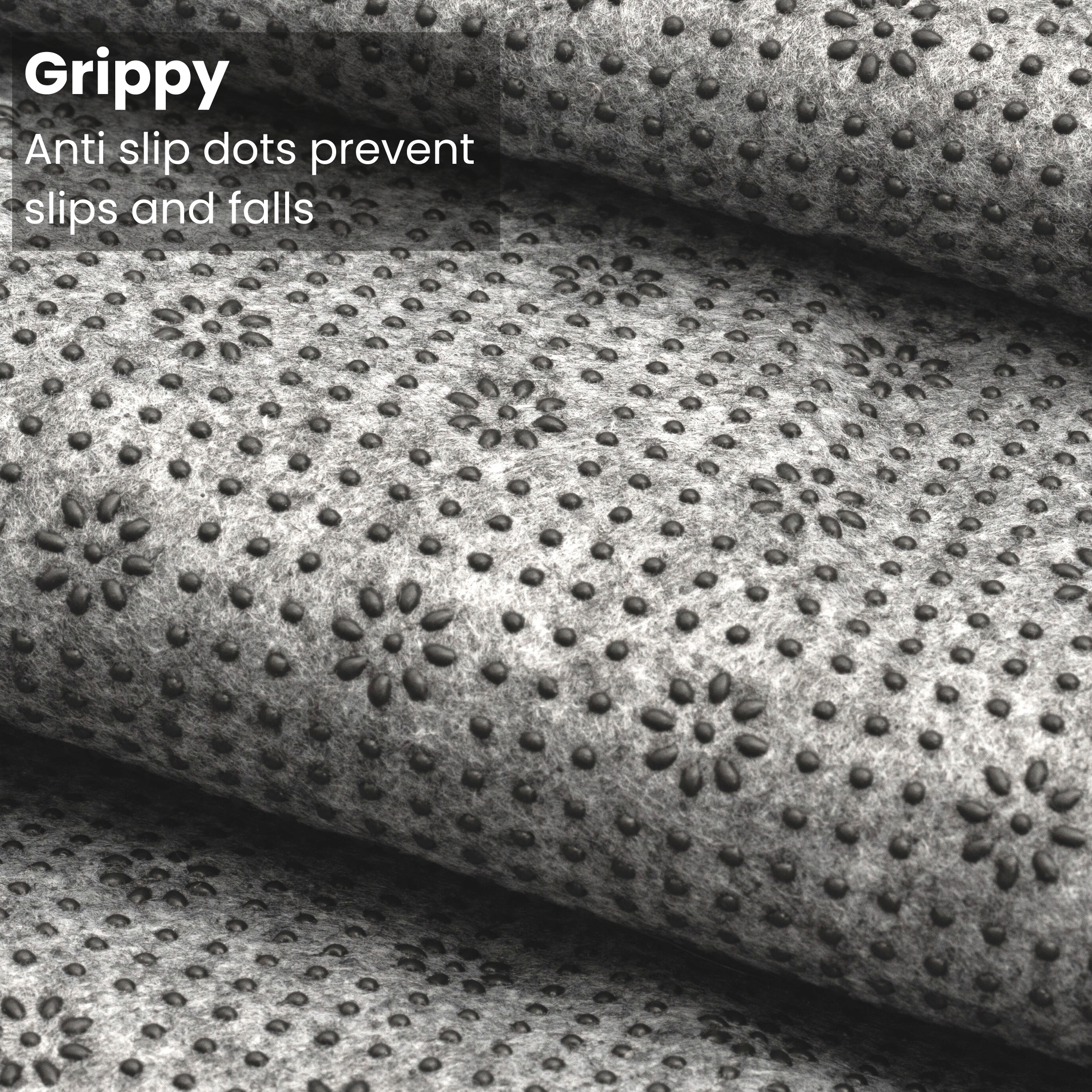 Backing Fabric with Grippy Non Slip Rubber Dots