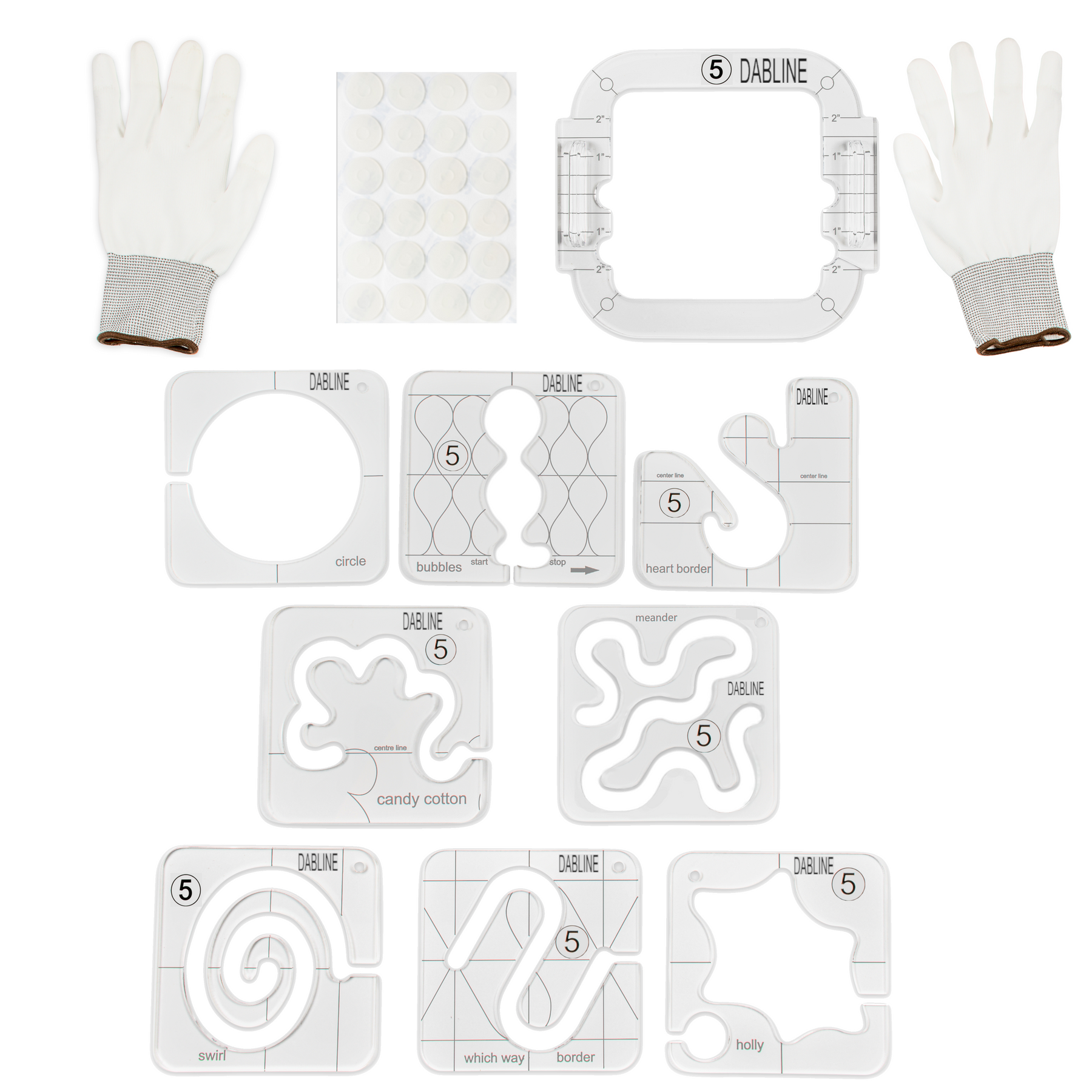 Quilting Templates Dabline