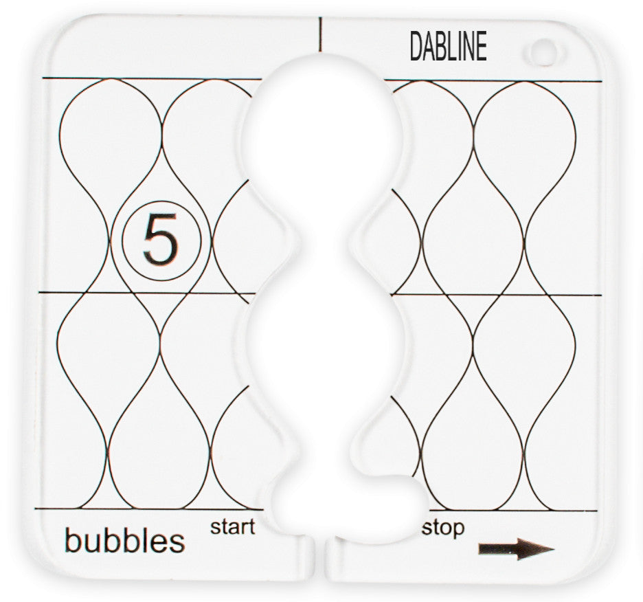 Bubble Quilting Template