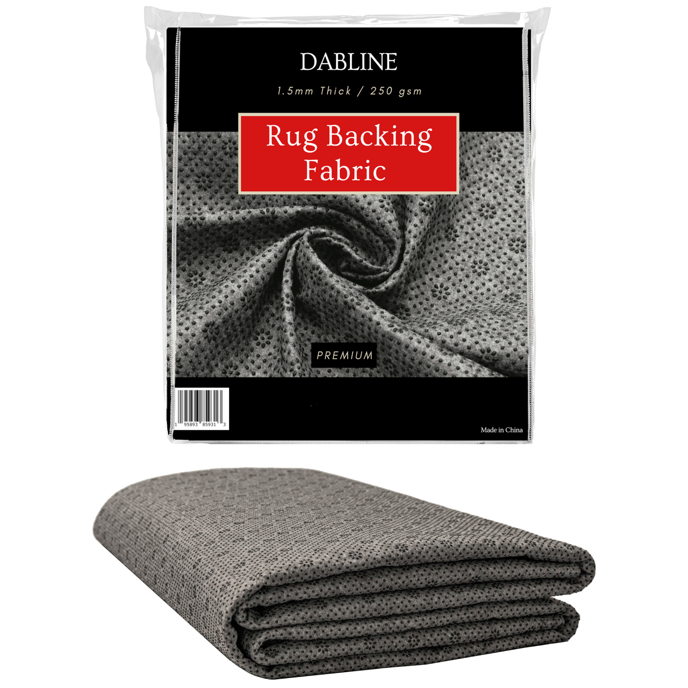 Backing Fabric with Grippy Non Slip Rubber Dots